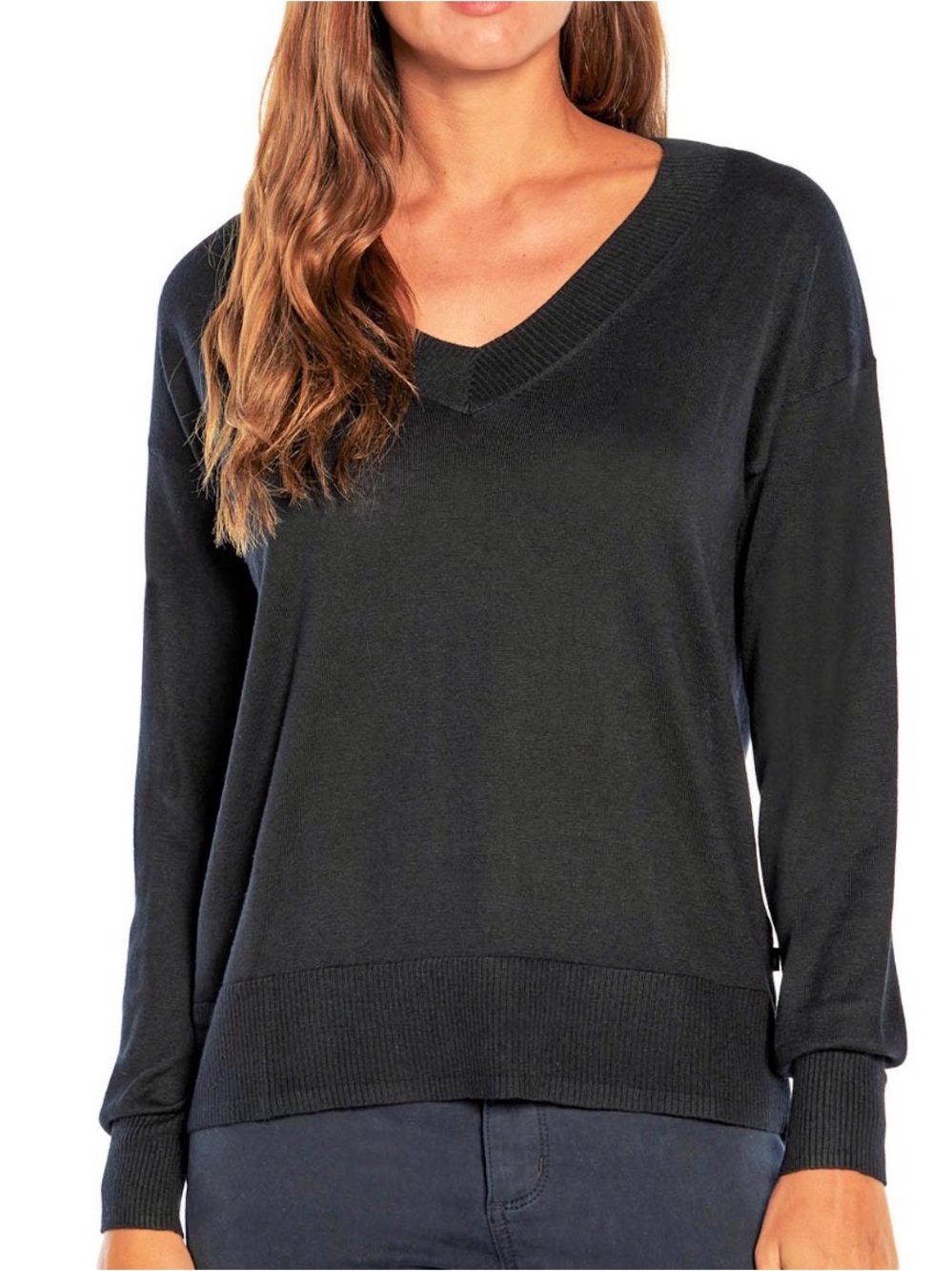 GAP Lightweight Women's V-Neck Long Sleeve Sweater